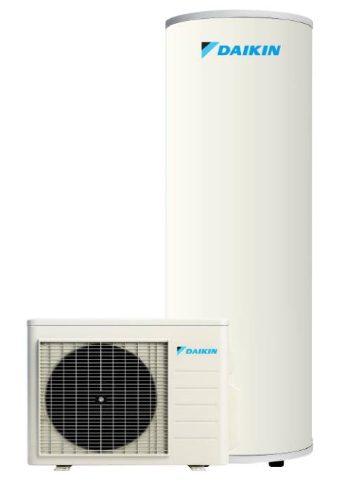 daikin co2 hot water heat pumps installation
